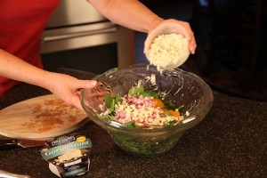 Gorgonzola Cheese and Spinach Salad