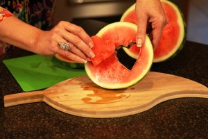 Watermelon Hearts are so cut to add to a fruit tray!
