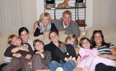 Joan Lunden Family Picture on Couch