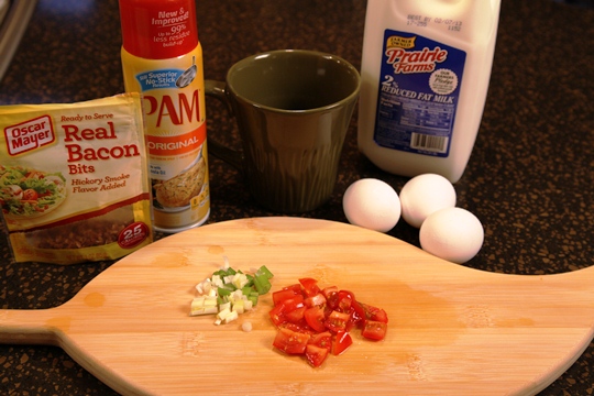 Omelet In a Mug Ingredients