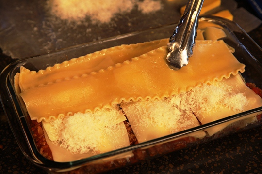 Second layer of lasagna 1
