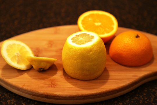 Citrus Topiary with Orange and Lemon