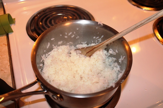 Cooking the Rice for Sushi
