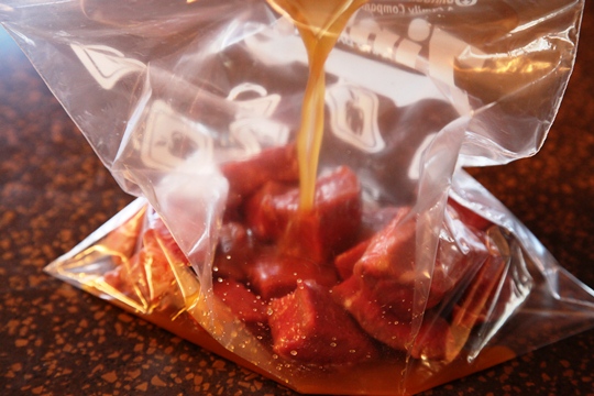 Marinate Meat for Shish Kabobs