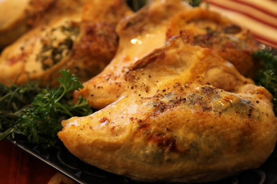 Parsley, Sage, Rosemary and Thyme Baked Chicken Breasts