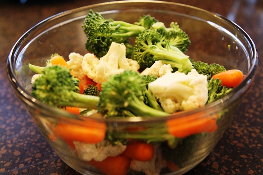 Fresh Vegetables for Crock Pot Roasted Vegetables