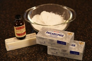Cream Cheese Icing Ingredients